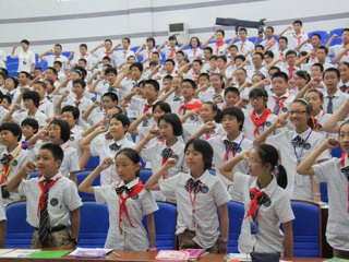 20120906本学期少年部第一次全体师生大会
