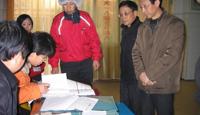 省、市卫生监督所来我校视察工作