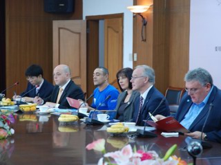 20081029英国奥尔德姆市议会议长一行来我校访问