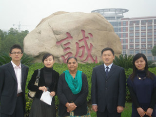 20081103印度旁遮普邦省教育厅厅长Dr. kaul 女士来访