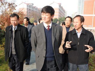 20081203江苏省教育厅胡金波副厅长来我校调研