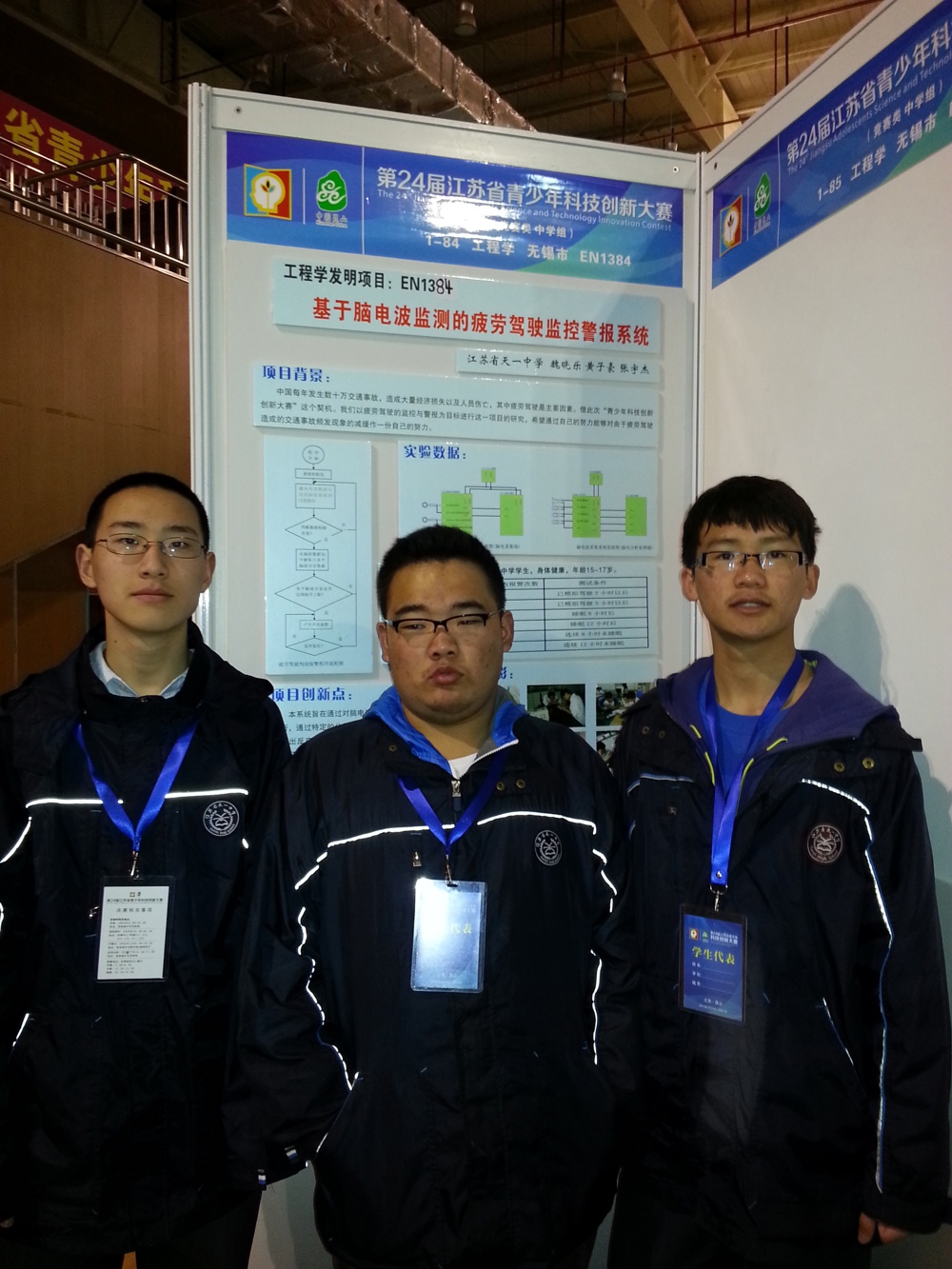 学员魏晓乐团队《基于脑电波的学习专注度研究》获省青少年科技创新大赛一等奖